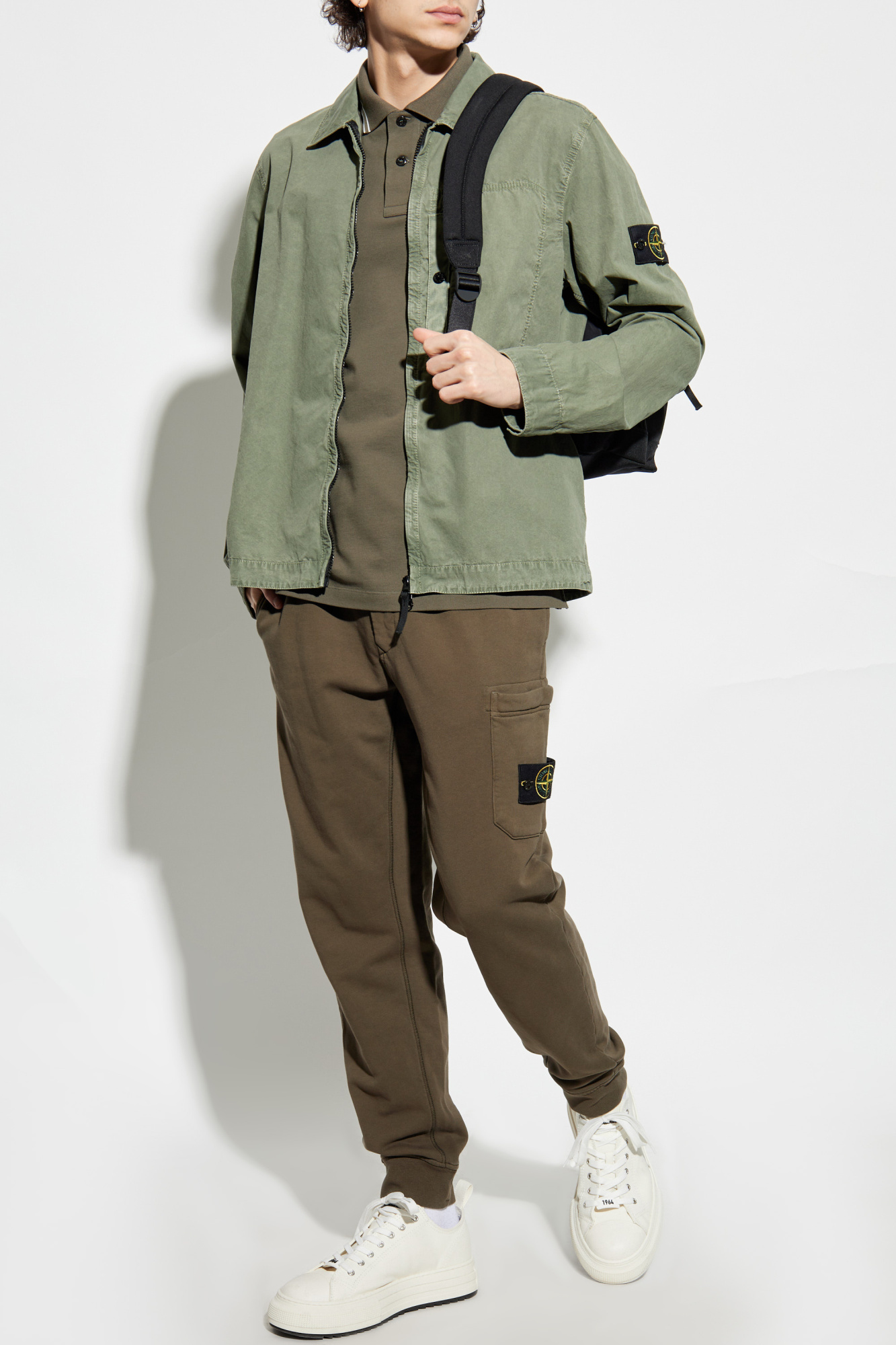 Stone Island Jacket with Logo | Men's Clothing | Vitkac